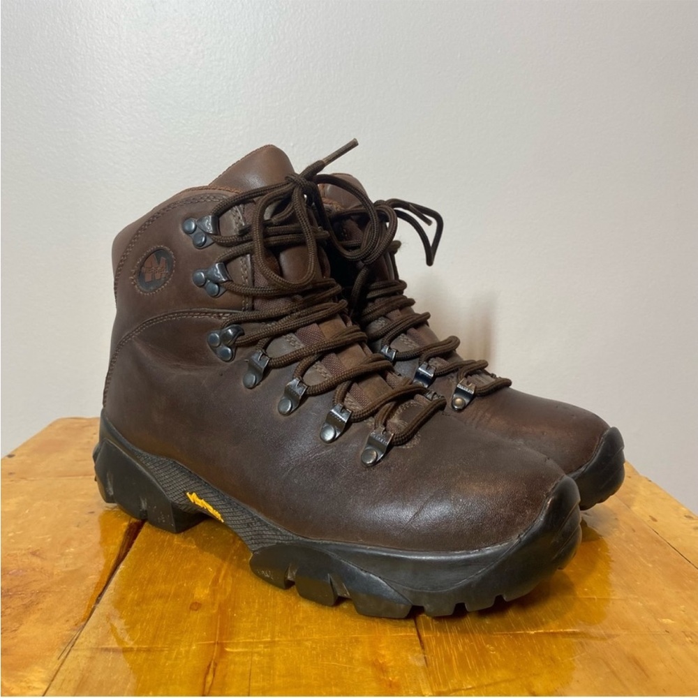Merrell Summit II Leather Hiking Boots Vibram Sole Size 7.5